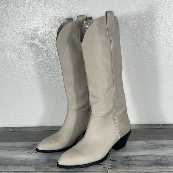 Jeffrey Campbell Women’s Blade 2 Western Boot - Ivory - Sz - 10 - Picture 5 of 15